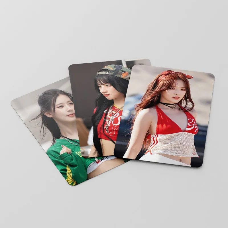 55Pcs/Set Kpop Girls Group Album I SWAY Photo Card Peripheral Collective Lomo Cards Postcard for Student Fans Collection Gift