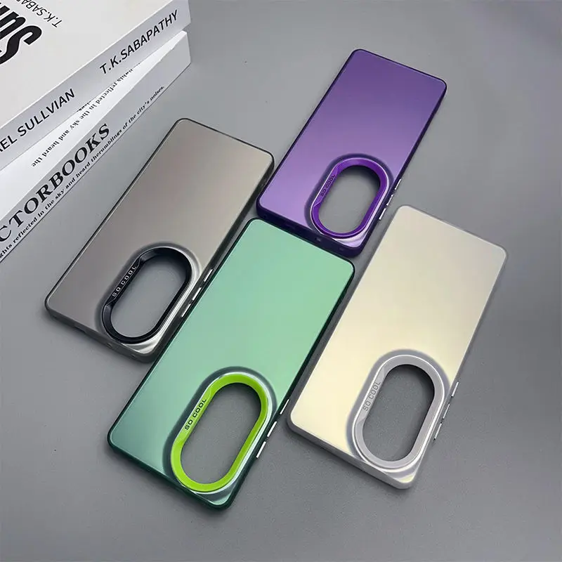 Etui na telefon Honor 90 Lite CRT-NX1 Etui Matte Laser Colorful Bumper Armor Shockproof Cover