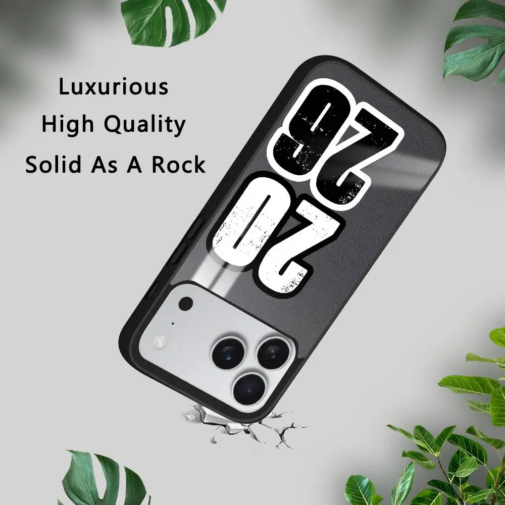 حافظة هاتف موضة 2026 لهاتف آيفون 16 15 14 13 12 11 برو ماكس بلس ميني بلس سطح مرآة صلبة حماية فوندا #3