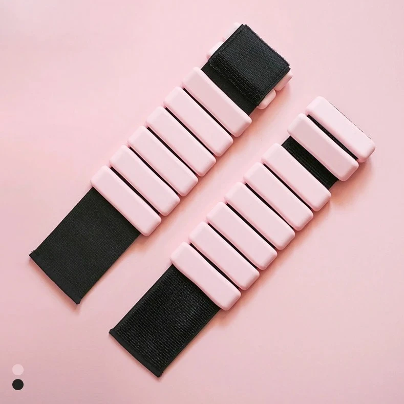 Silicone Weighted Wrist Ankle Bands Yoga Running Training Fitness Wearable Weight Strap Tool
