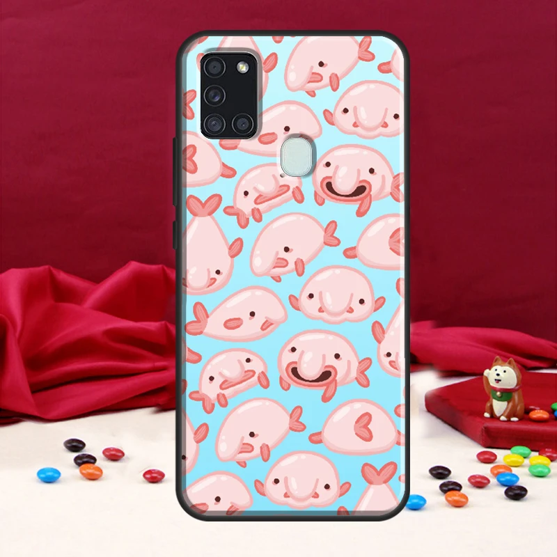 Blobfish Case For Samsung Galaxy A34 A54 A14 A53 A13 A51 A71 A50 A12 A22 A32 A52 A72 Phone Cover