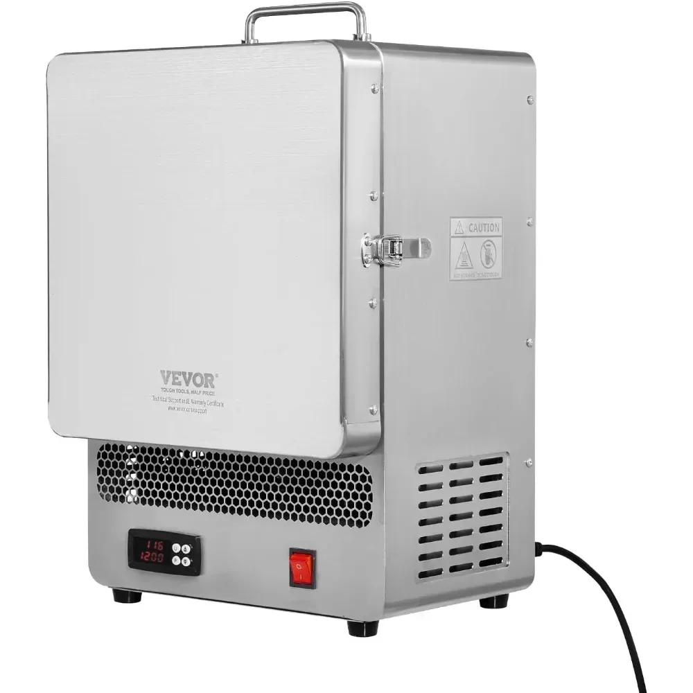 

Электрическая печь для обжига 1500 Вт - Max 2192 ° F/1200 ° Нержавеющая сталь марки C, идеально подходит для литья воском, работы с глиной и термообработки металлов.