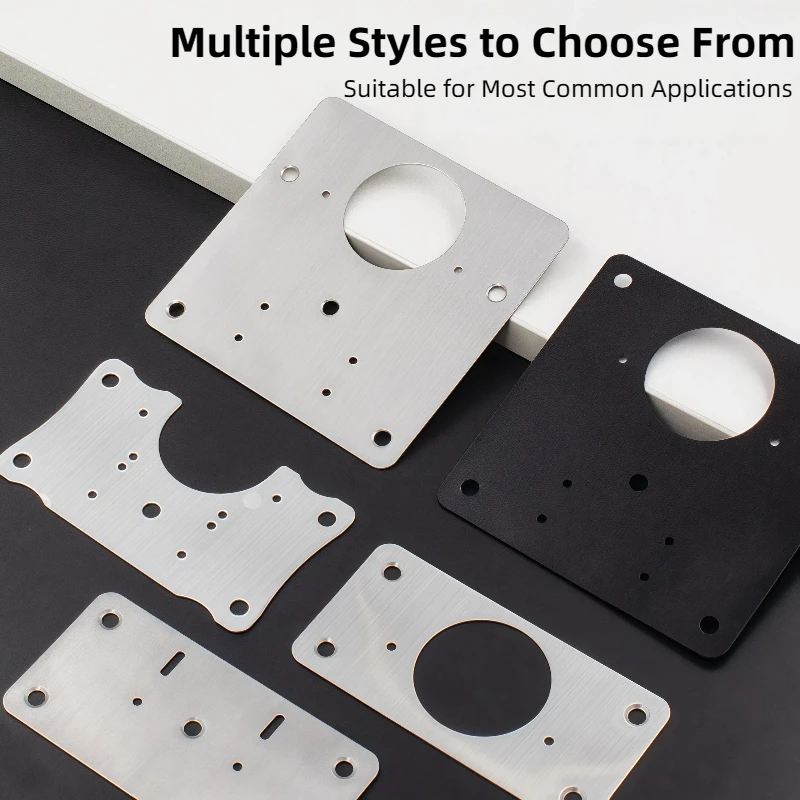 Stainless Steel Cabinet Door Hinge Repair Plate Kit with Screws, Furniture Wardrobe Mounting Plate Gasket Hardware Repair Tool