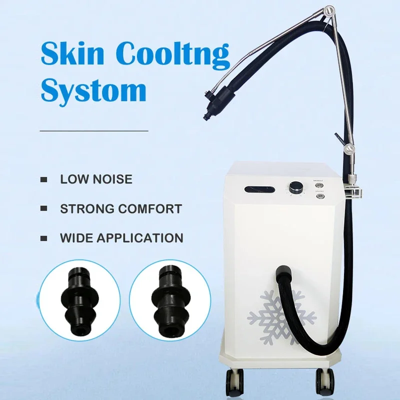 Standing Skin Cooler Mini Medical Cooling System Cold Air Water Cooling Technology for Pain Relief Beauty Salon Use