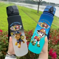 PAW Patrol Chase Marshall Anime Figure Outdoor Portable Children's Plastic Large Drink Bottles Student Sport Water Cup Gifts