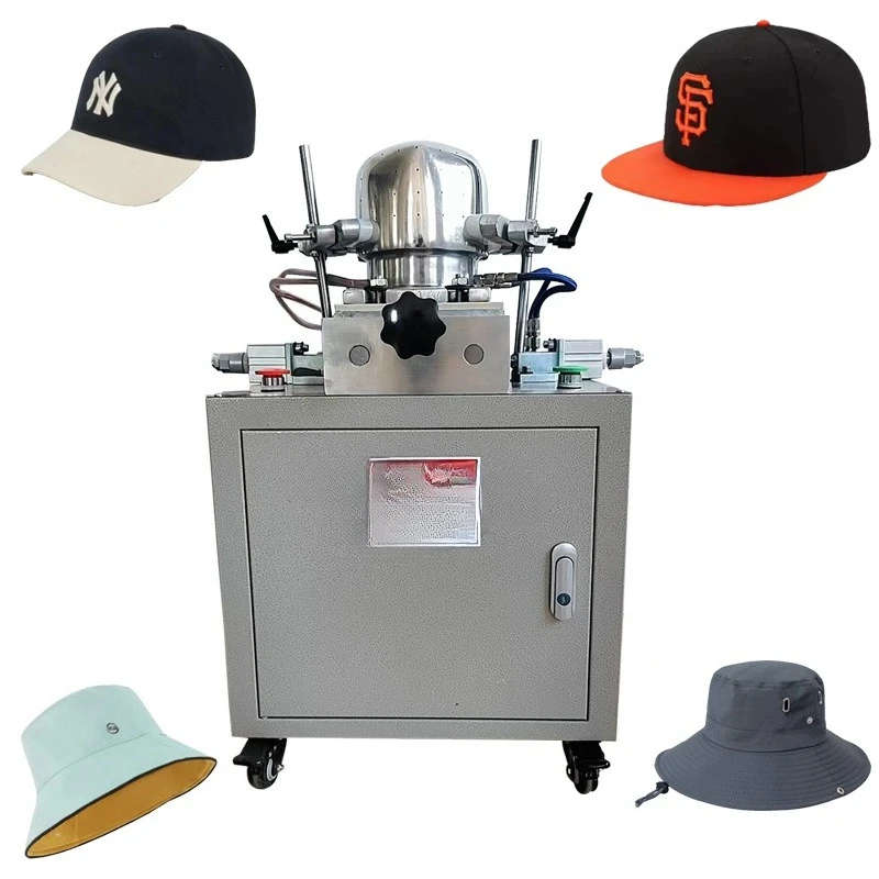 

Automatic small steam hat, ironing and setting machine