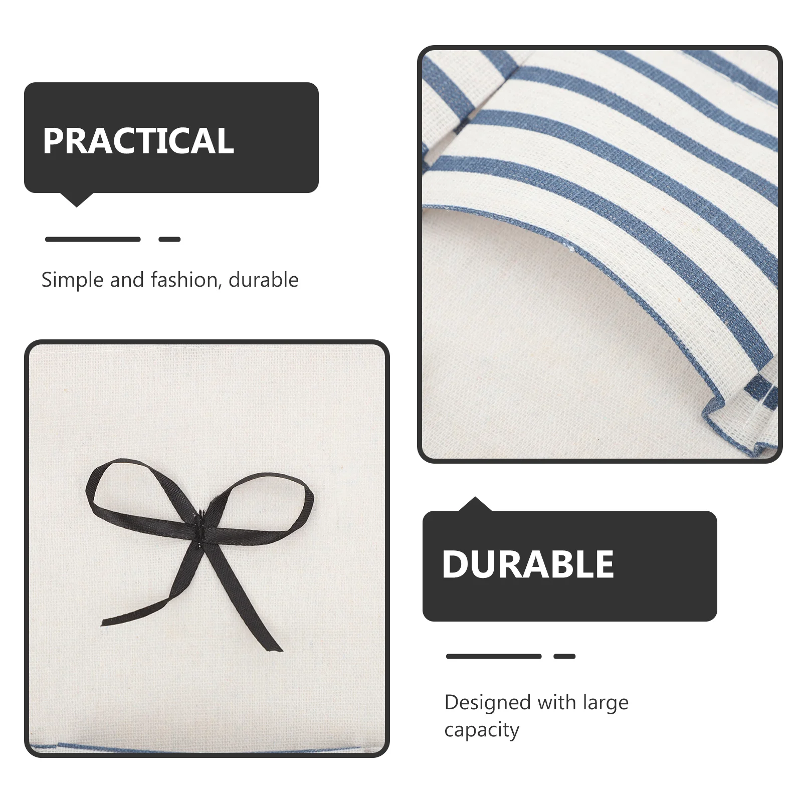 

Wall-mounted Sundries Storage Bag Door Wardrobe Hanging Pocket Cotton Linen Organizer Convenient Bags