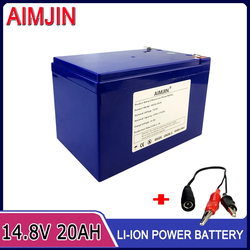 

4S5P 14.8V 20000mAh Lithium-ion Battery, Suitable for 16.8V Equipment, High-power Inverter, Tourist Car Solar Cell so on