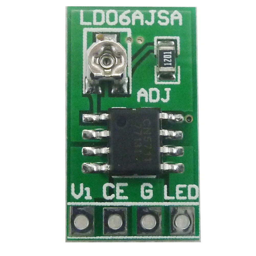 Controlador LED DC 3,3 V 3,7 V 5V 30-1500MA, módulo ajustable de corriente constante, placa de Control PWM para USB 18650 Li-Ion