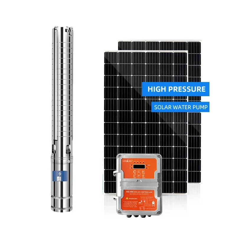 Pompe Solaire 255 M Solar Submersible Water Pump Hybrid Pump For Irrigation