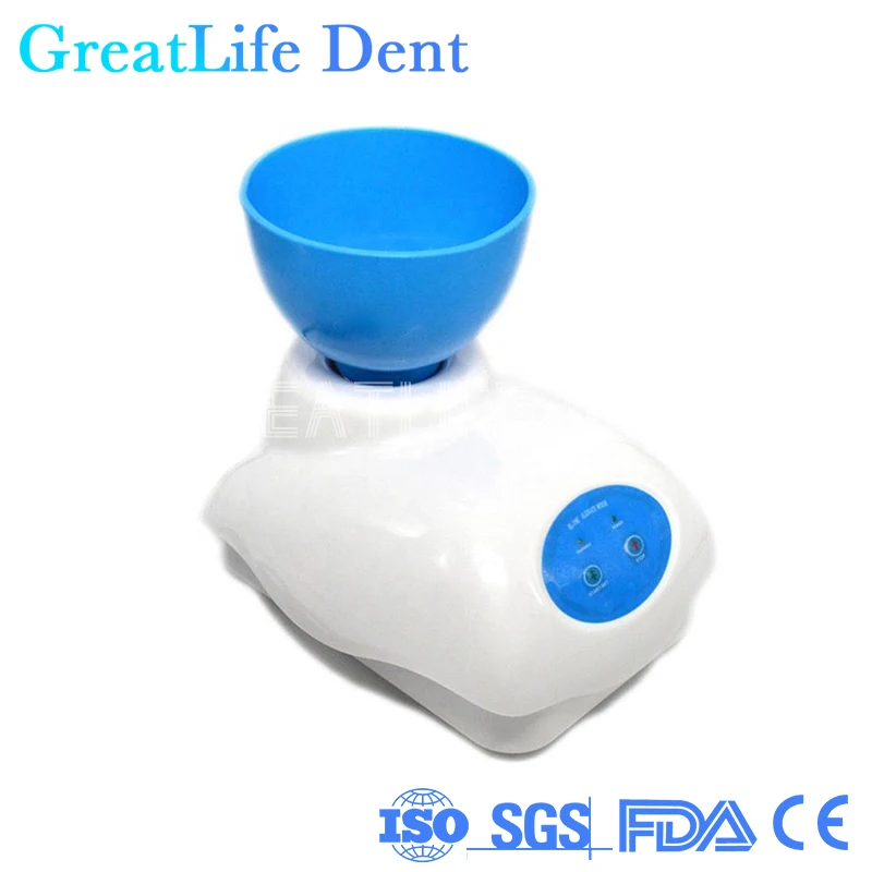 GreatLife Dent Dental Lab Equipment Printing Material Blender Alginate Automatic Mixer Container Dental Alginate Mixer Machine