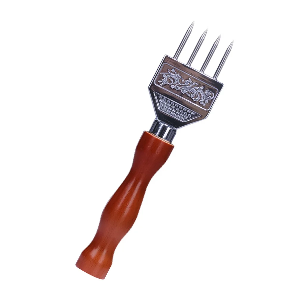 

Stainless Steel Ice Pick Japanese Style Chipper Crusher Tool Bar Wood Handle