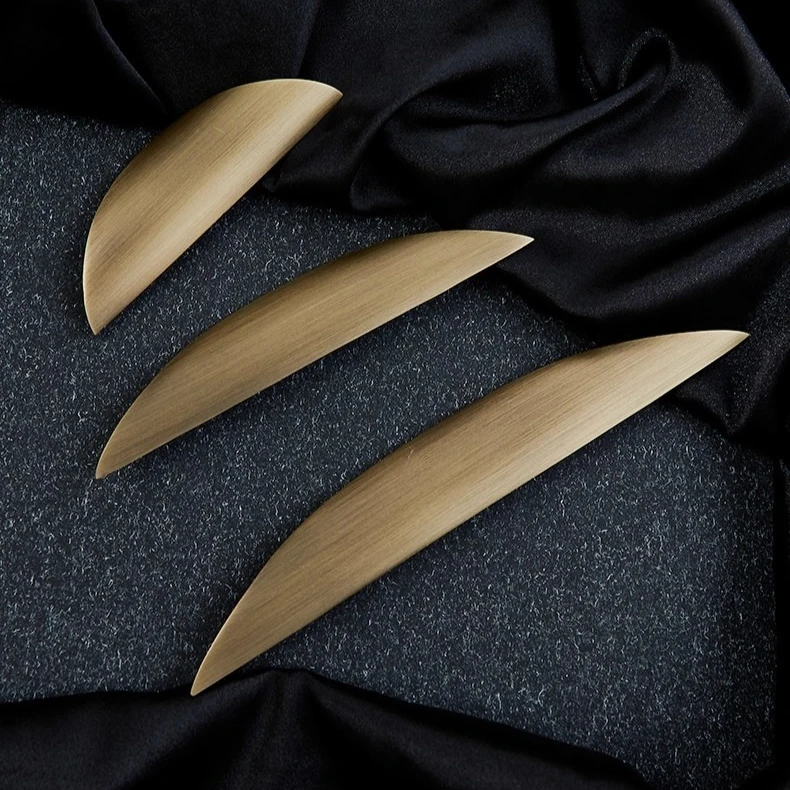 

Santaya Antique Brass Handle Modern Brushed Cabinet Pulls Furniture Hardware Cabinet Handles Drawer Pull Kitchen Cupboard Handle