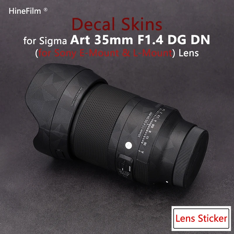 

Sigma 35 F1.4 DG DN Lens Decal Skin for Sigma Art 35mm F1.4 DG DN Lens for Sony E Mount Premium Decal Skin Protector Sticker