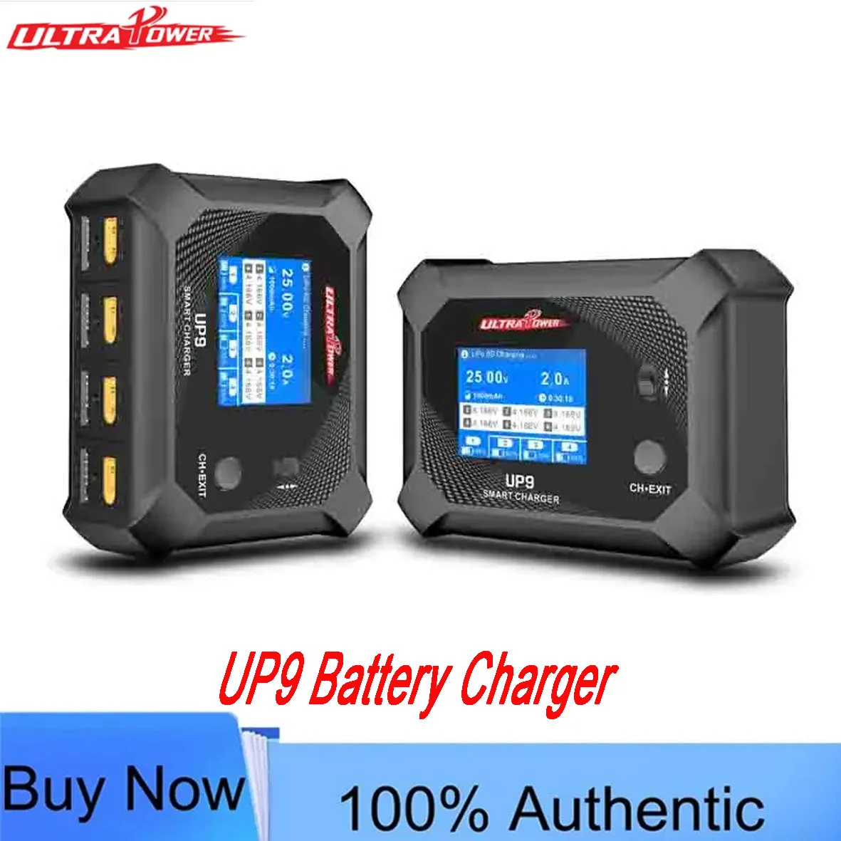 ULTRA POWER UP9 200W Four Channels Smart Blance Charger AC100W /DC 200W Double Input Battery Charger Accessories RC