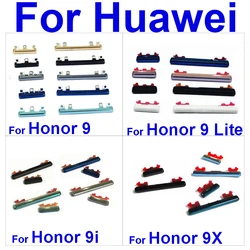 Para Huawei Honor 9 Lite 9X 9i volumen de energía botones laterales encendido apagado volumen teclas laterales para Honor 9lite 9i 9X piezas de repuesto