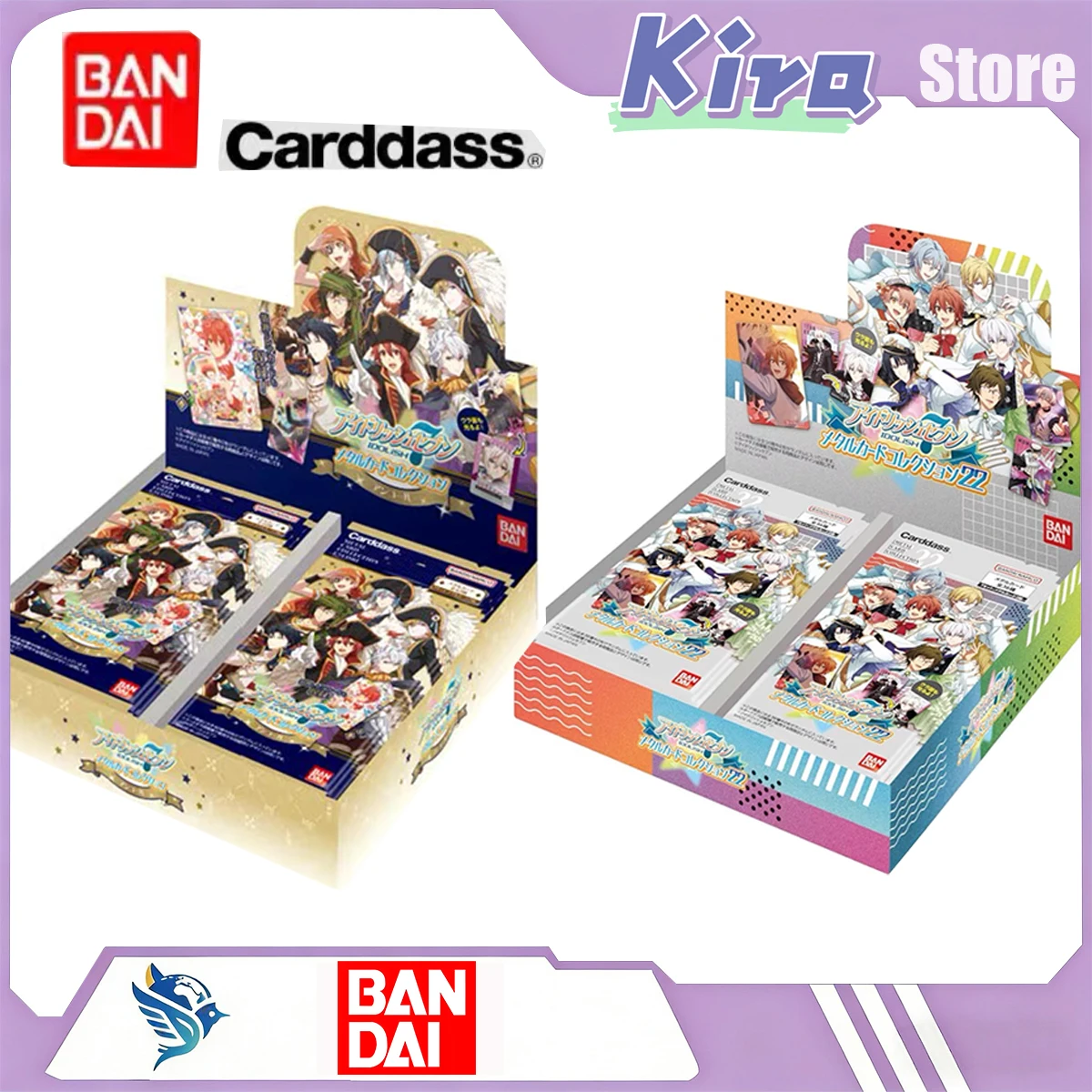 bandai-idolish7-carddass-japanese-edition-metal-collectible-cards-vol202224-new-series-limited-female-character-cards-toys-gift