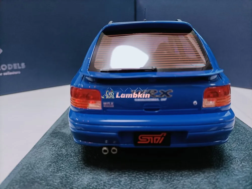 Engup 1/18 For Subaru WRX GF8 1994 Blue Impreza Wagon Wagon Model