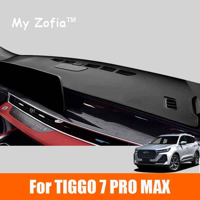 

For Chery Tiggo 7 Pro Max 2024 2025 Car Dashboard Cover Mat Sun Shade Pad Instrument Panel Carpet Anti-UV Protective Accessories