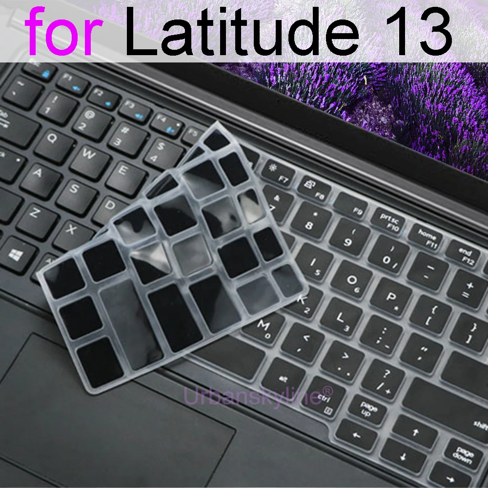 

Keyboard Cover for Dell Latitude E7370 7300 7320 7330 7350 7380 7389 7390 9330 E3340 3350 3000 Protector Skin Case Silicone 13