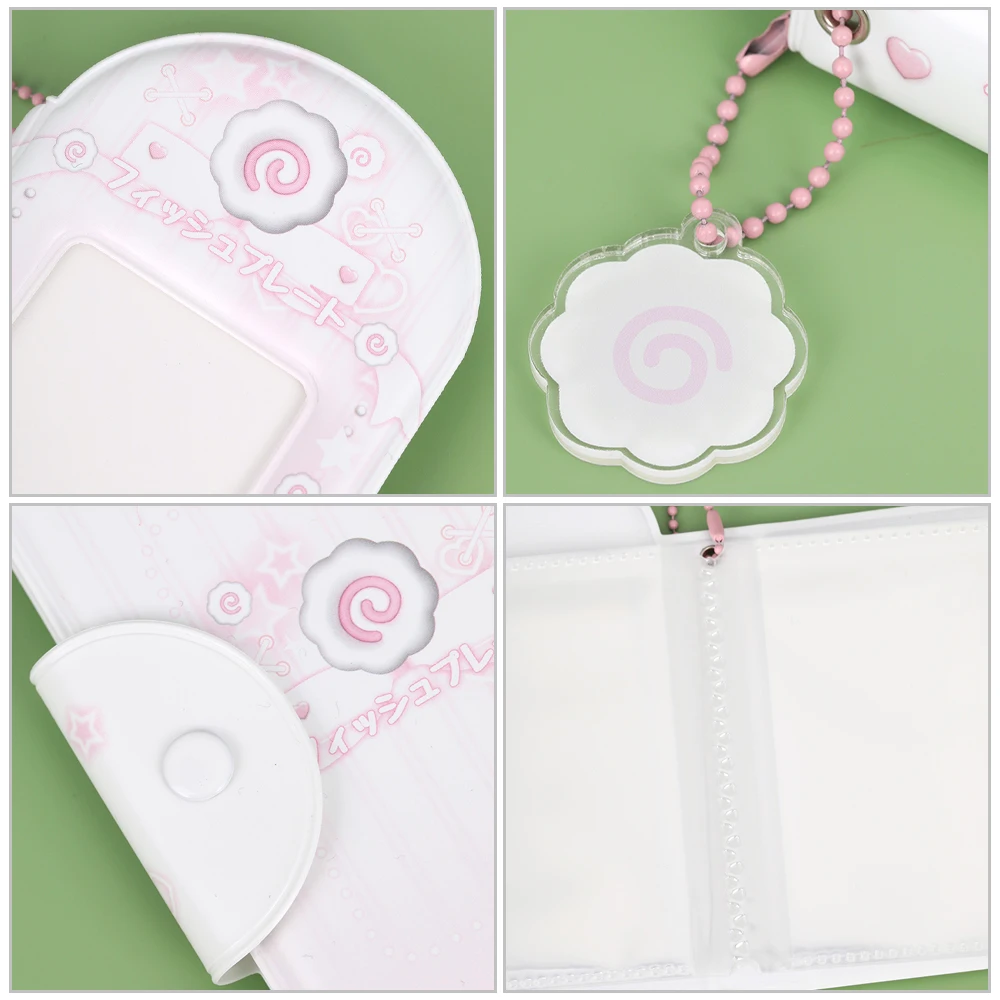 INS Hollow Out Photo Album 3 Inch Photocard Holder Idol Photo Protector Cover 32 Pockets Photos Album Small Cards Storage Albums