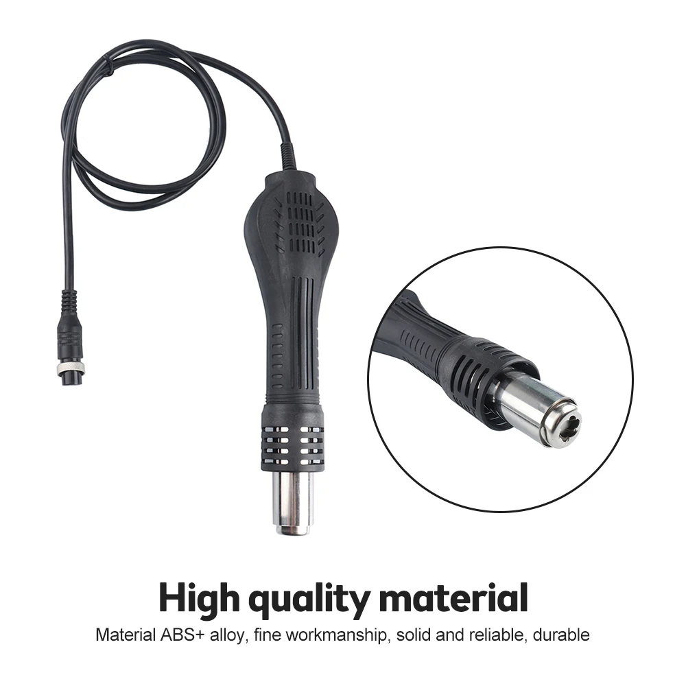 8 Holes/8 Wire Heat Gun Handle BGA Rework Solder Hot Air Blower Heating Gun FOR 858 8586 878 898D Soldering Station Dryer Fan