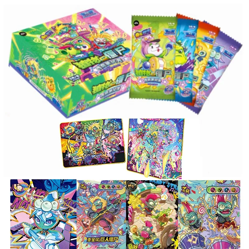 

KAYOU Plants Vs Zombies Cards Series 8 Wonderful Nature Journey Collection Card Super Time Adventure Anime Peripheral Gift Toys