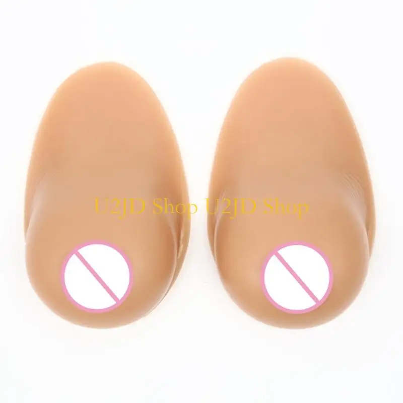 U2JD 1Pair Silicone Teardrop Breast Prosthesis Realistic Touch and Comfortable Fit