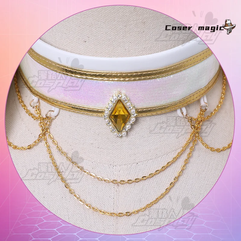 KPop Охотники Демонов Мира Косплей Костюм Белая Сценическая Униформа Охотничий Наряд Юбка Фестиваль Охотничий Хэллоуин Вечеринка для Женщин Девушка