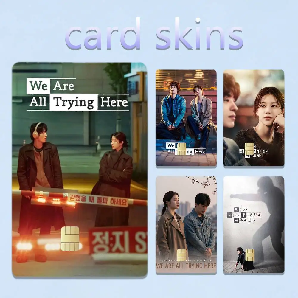 We are trying here kdrama 4pcs 1Set Card Stickers Small Waterproof Chip 4PCS Card Sticker Anti-Scratch