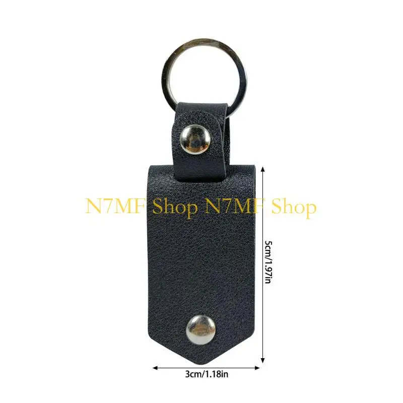 N7MF تخصيص ملحق أزياء حامل المفتاح مزدوج الطباعة مرنة لارتداء المنزل والمواد المكتبية للدموع