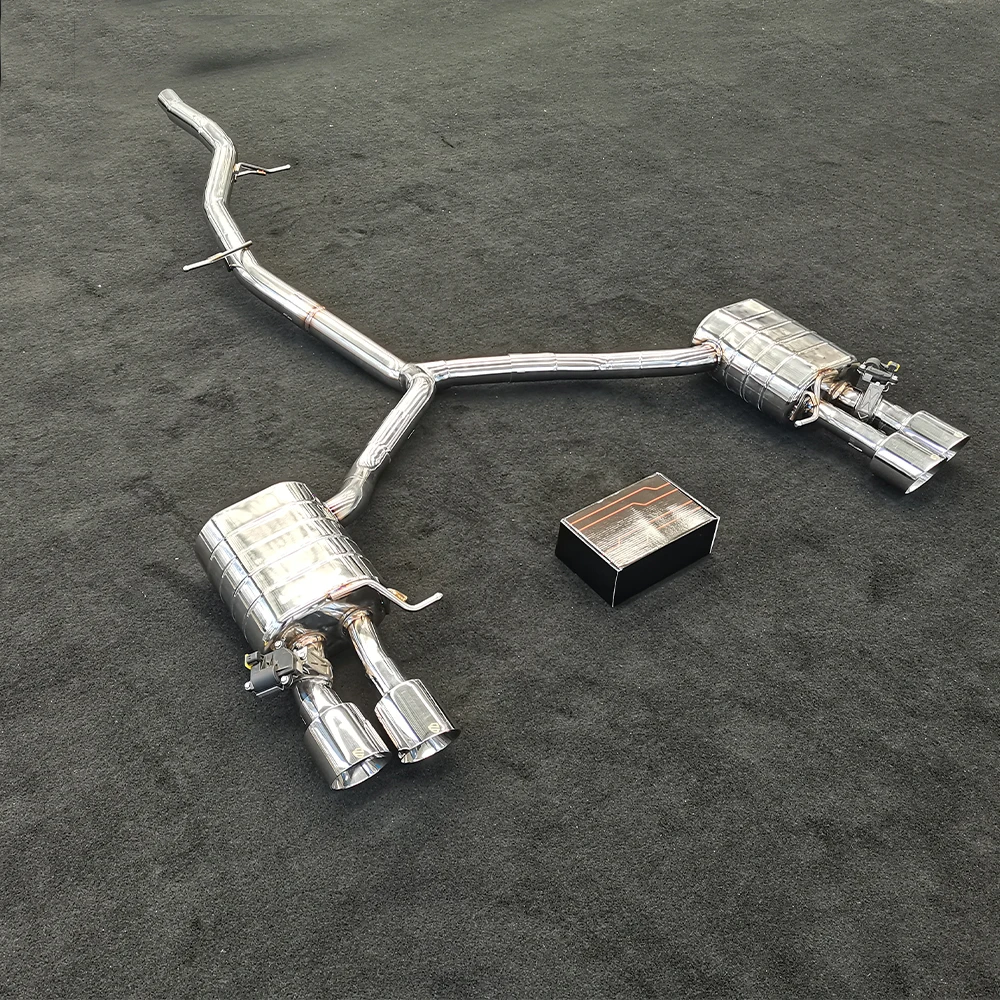 VD  For AUDI A4 A5 B8  B9  Four-wheel drive Catback Exhaust System Pipe Muffler With Valve Auto Performance Tuning Parts