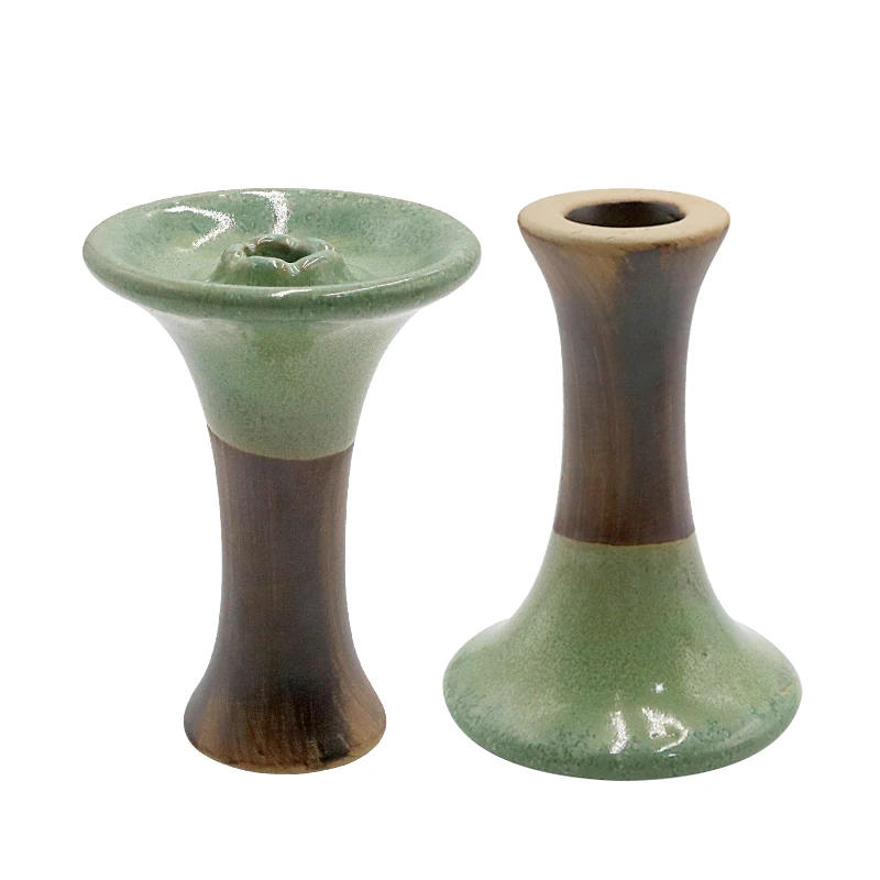 SY Ceramic Single Hole Hookah Shisha Bowl Glaze Chicha Head Water Pipe Charcoal Holder Shesha Cachimbas Narguile Accessories