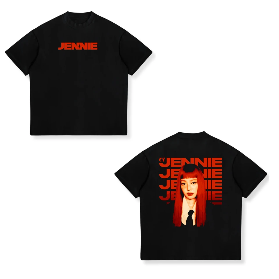 High Quality Like JENNIE Ruby Album Single Tour 2026 printed short