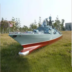 1/100 RC simulazione modello di nave da guerra Russia Brave-II guidato Missile Destroyer modello di nave elettrica numero di scafo 650 modello di nave giocattolo