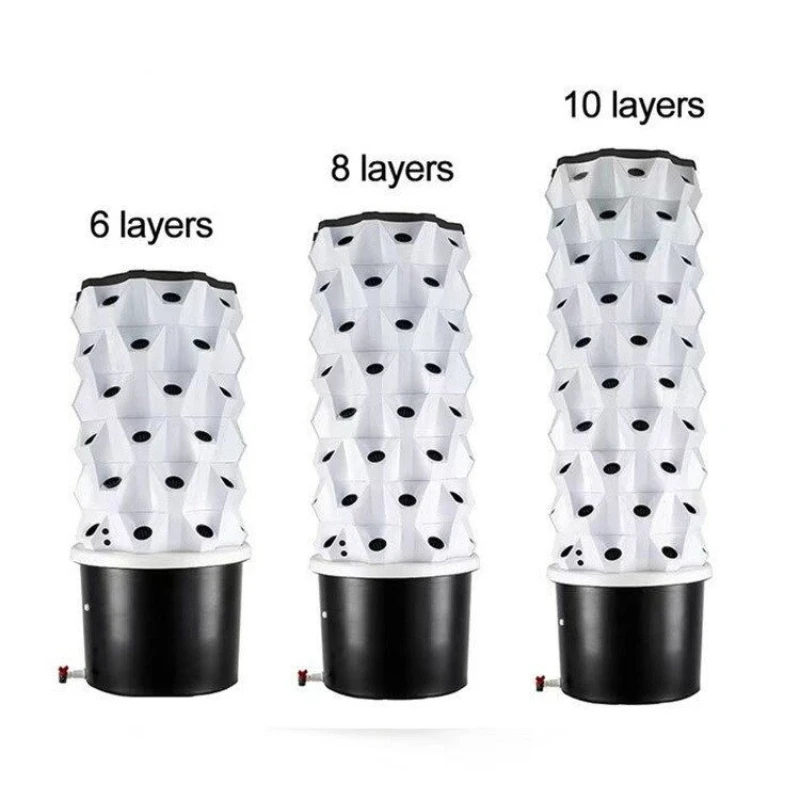 Plant hydroponic tower column hydroponic pineapple tower multi-layer planting box soilless cultivation aeroponic planting