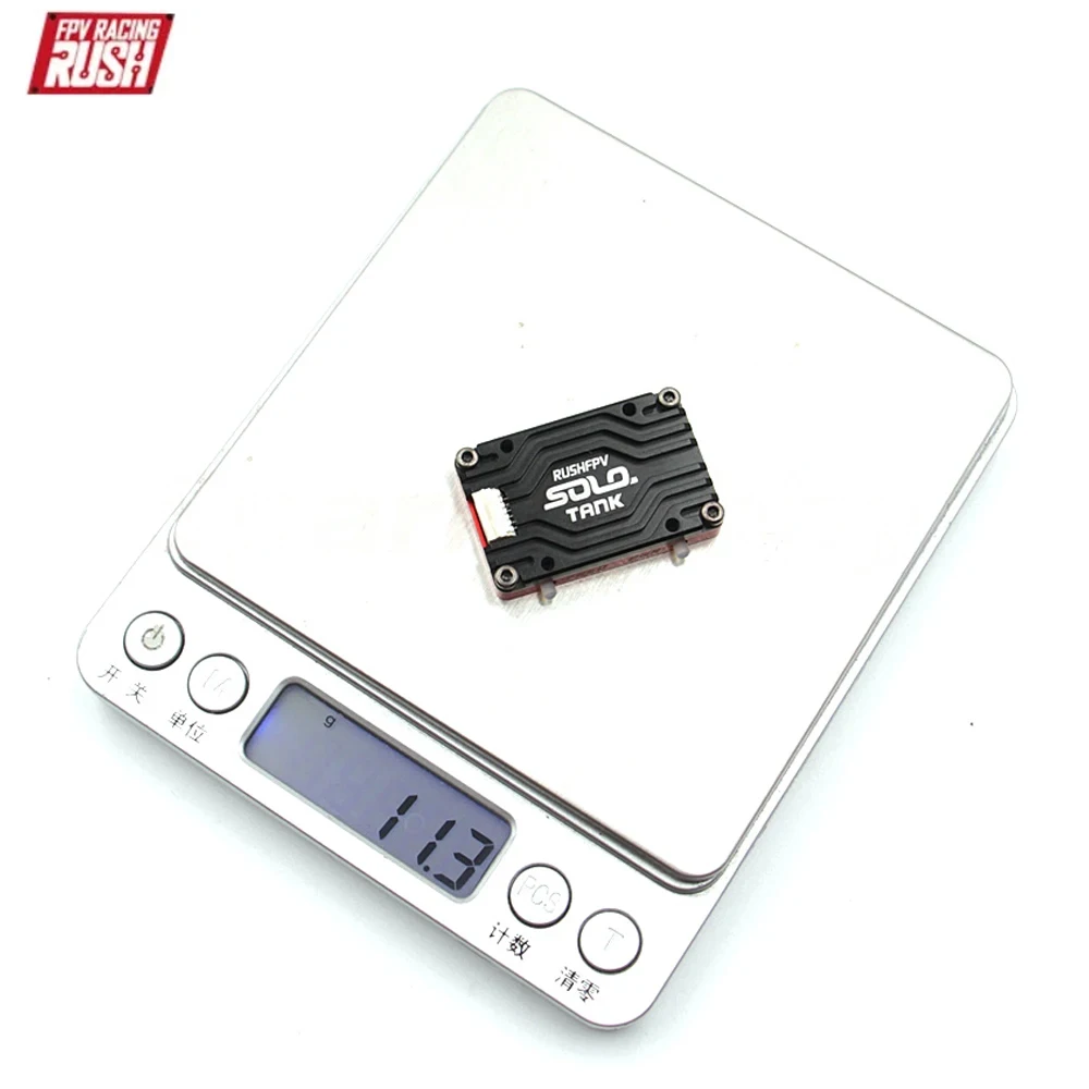 RUSHFPV Tank Solo VTX 5.8GHz 1.6W FPV Video Transmitter 48CH SmartAudio Built-in Mic CNC Shell For RC FPV view 6