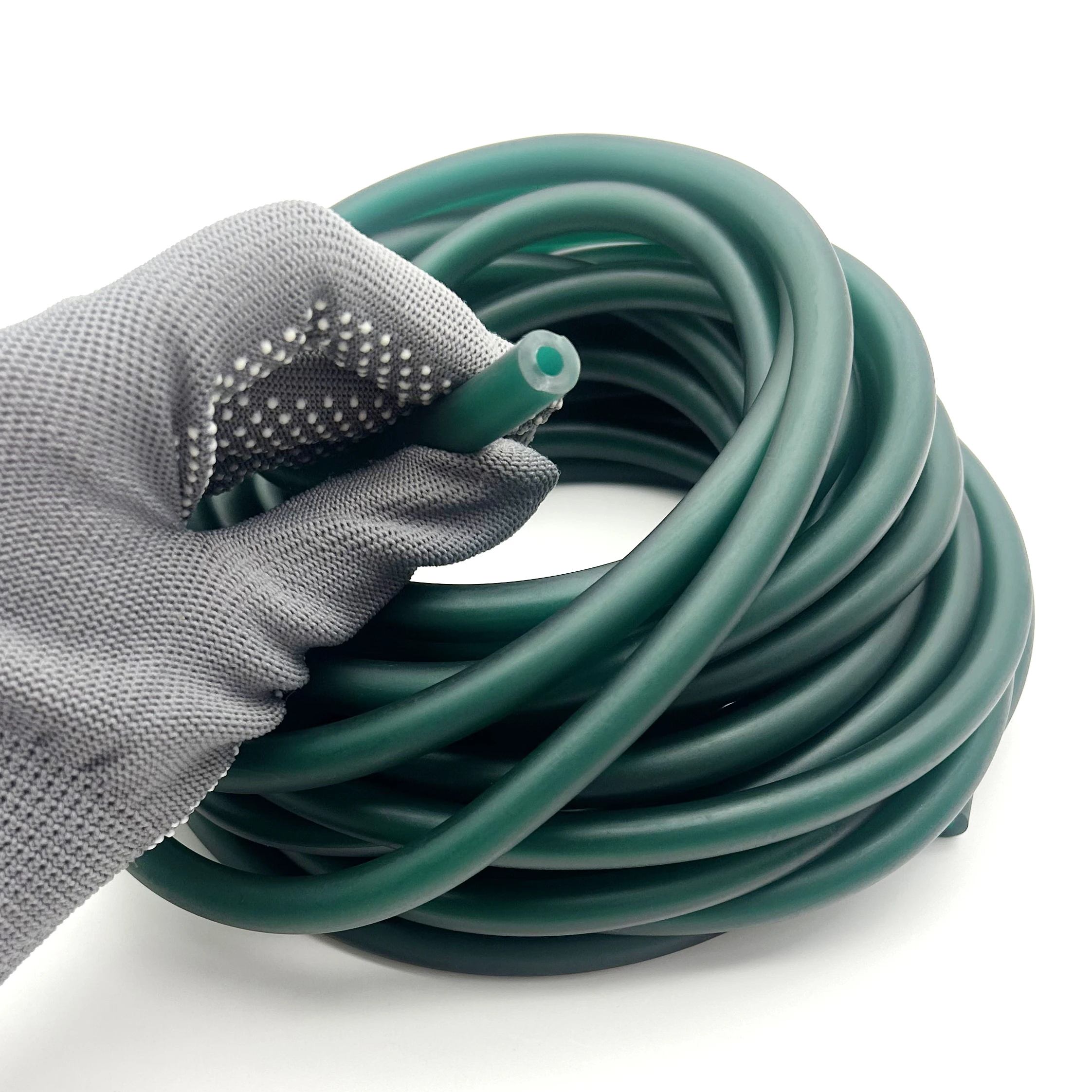 ID 1.6mm~4mm Dark Green Natural Latex Rubber Hose  High Elastic Medical Latex Hose DIY Rubber Band Slingshot Catapult Tubing view 4