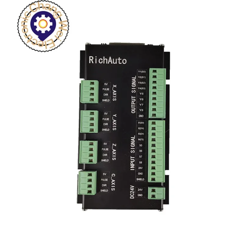 CNC Controller Richaute DSP A11E A18E 3Axis 4Axis USB Remote Control System, Supports Multi-Head Replacement and G Code