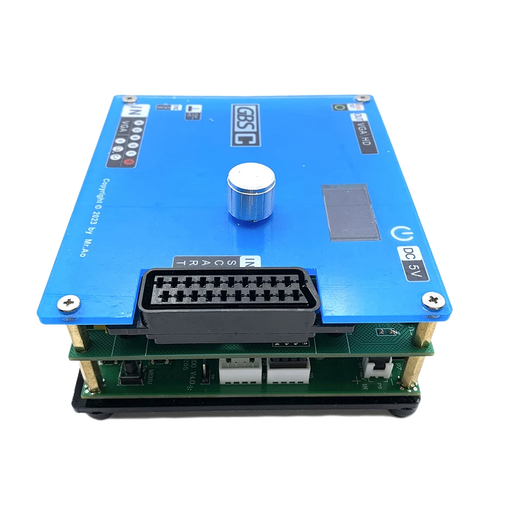 

GBSC Converter LCD Screen Arcade Game RGBS RCA/VGA To VGA/RCA Converter VGA/SCART To VGA Scan Converter for PlayStation2 Console