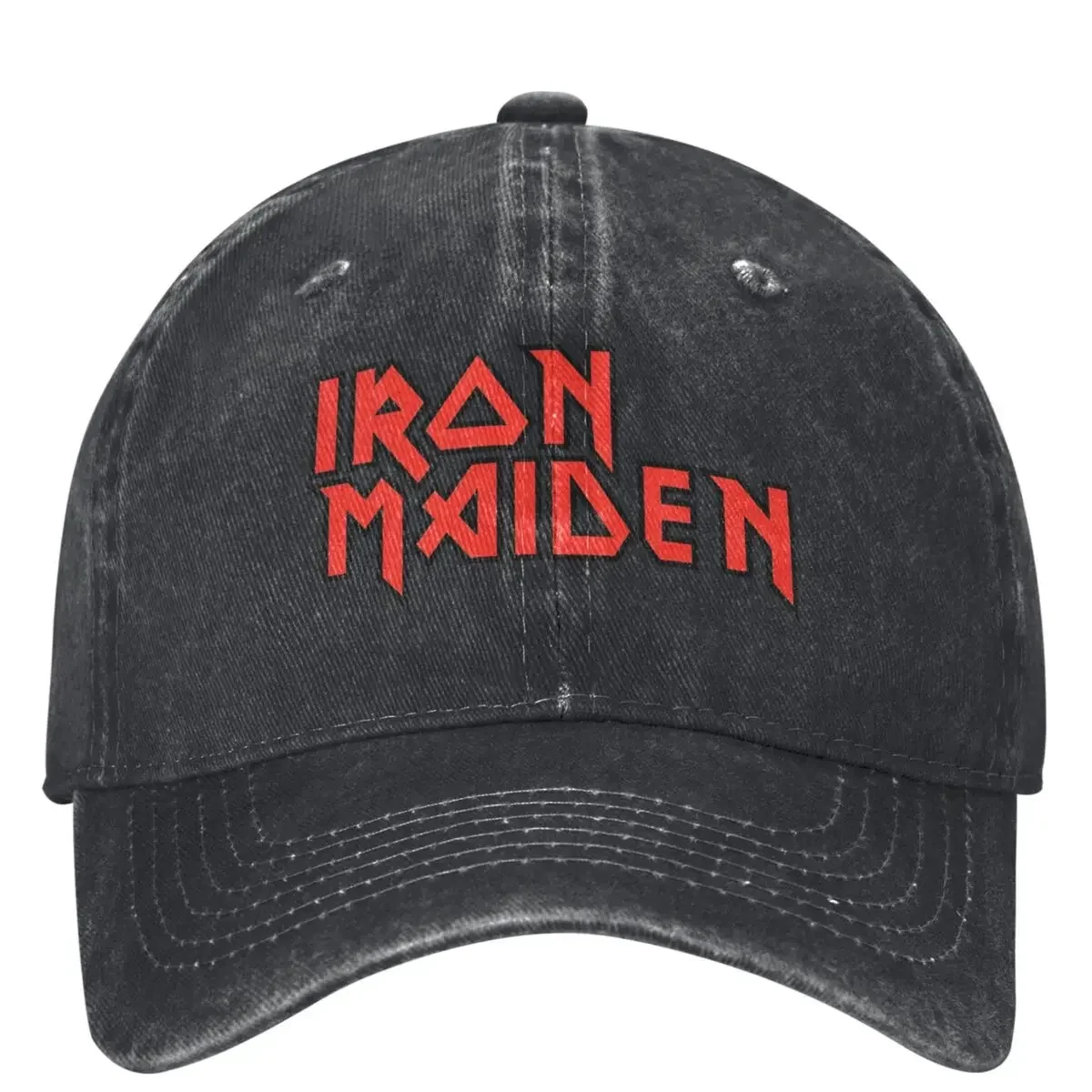 Iron-Band-Maiden Washed Baseball Cap Rock Music Fashion Trucker Hat Summer Unisex Teens Outdoor Gym Sun Visors Baseball Caps