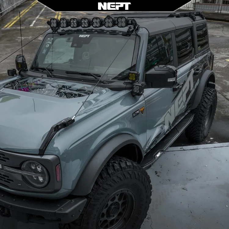 for Ford Bronco Side Step Imported and Domestic Compatibility for Makino NEPT Car Body Kit