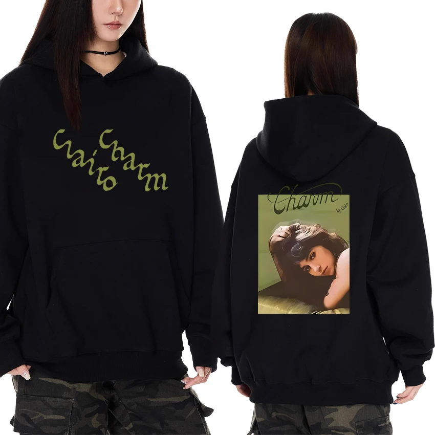 

Hot Singer Clairo Charm album Double Sided printed Hoodie Men women fashion Y2k pullover Unisex Fleece Long sleeve Sweatshirt