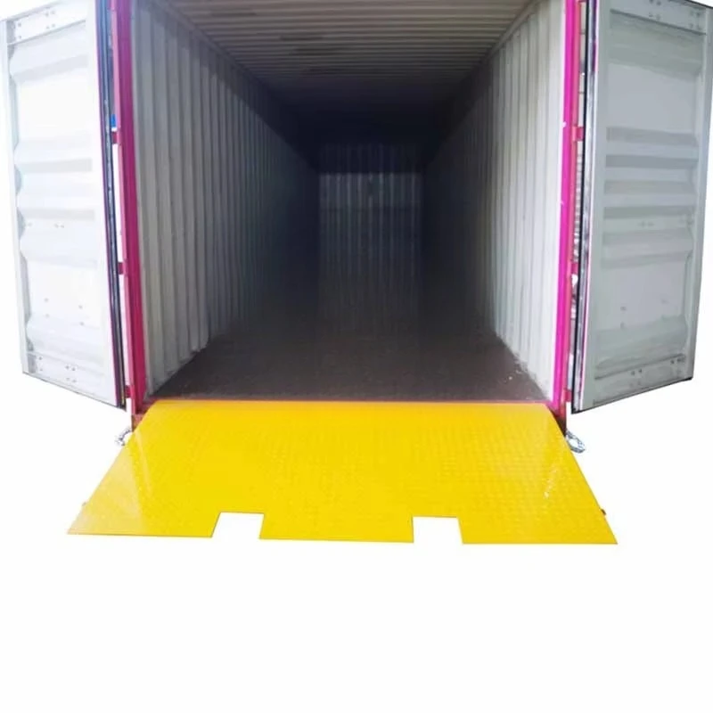 Kustomisasi Peralatan Konstruksi Dock Plate Forklift Container Loading Ramp