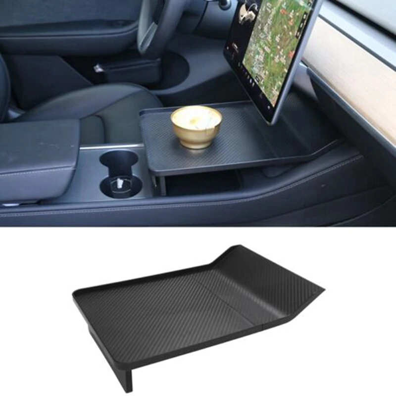 For Tesla Modely/3 Portable Multi-Function Center Console Storage Tray Spare Parts Accessories