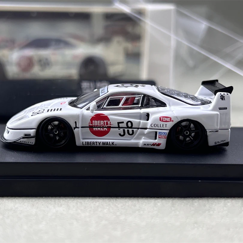 SW 1:64 F40 LBWK سبيكة سيارة Diecasts ولعبة المركبات نموذج سيارة مصغرة مقياس نموذج سيارات لعب للأطفال #6
