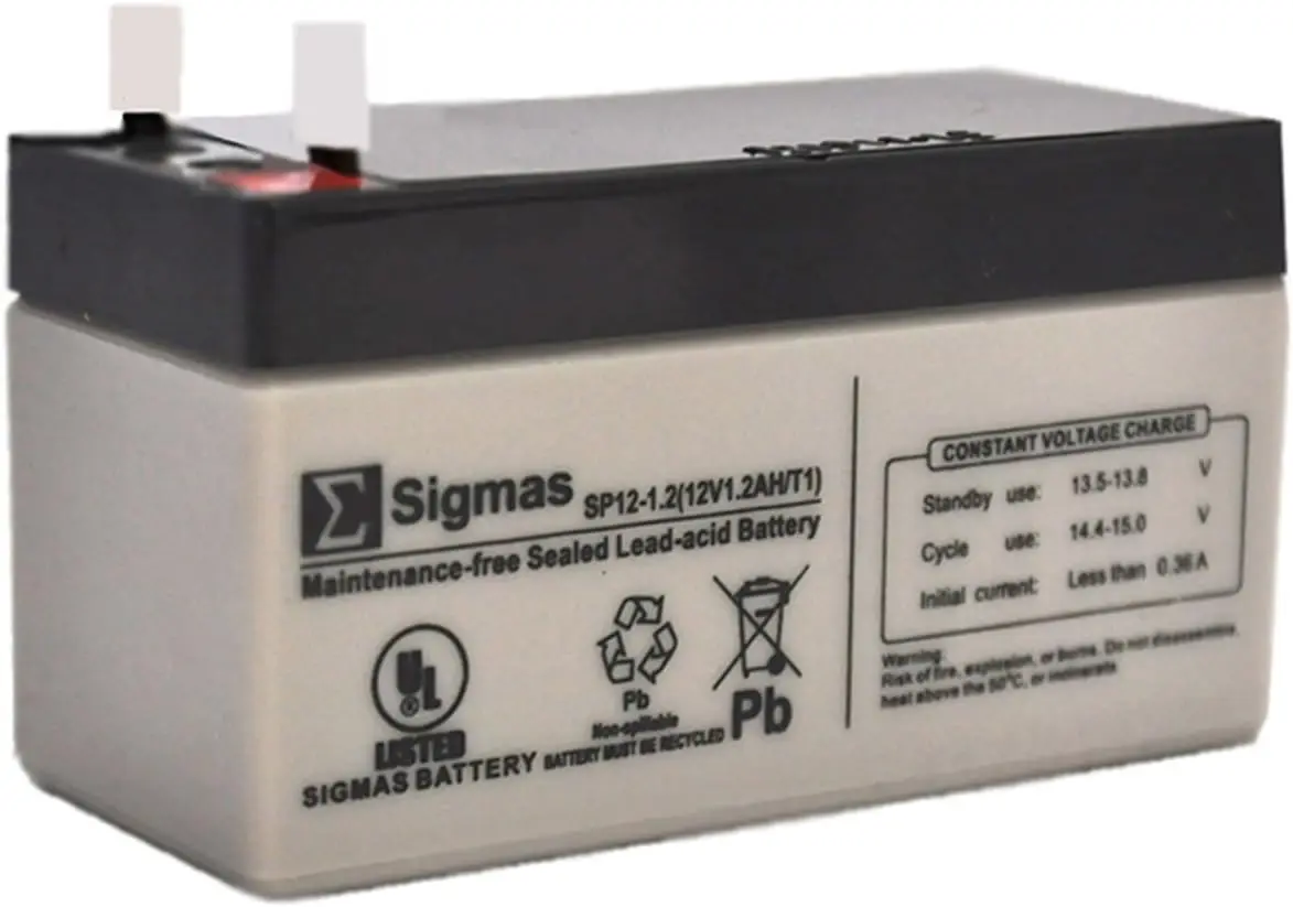 

Перезаряжаемая резервная батарея для электронных дверей для животных, 12В 1.3Ач, обеспечивает работу при отключении электричества