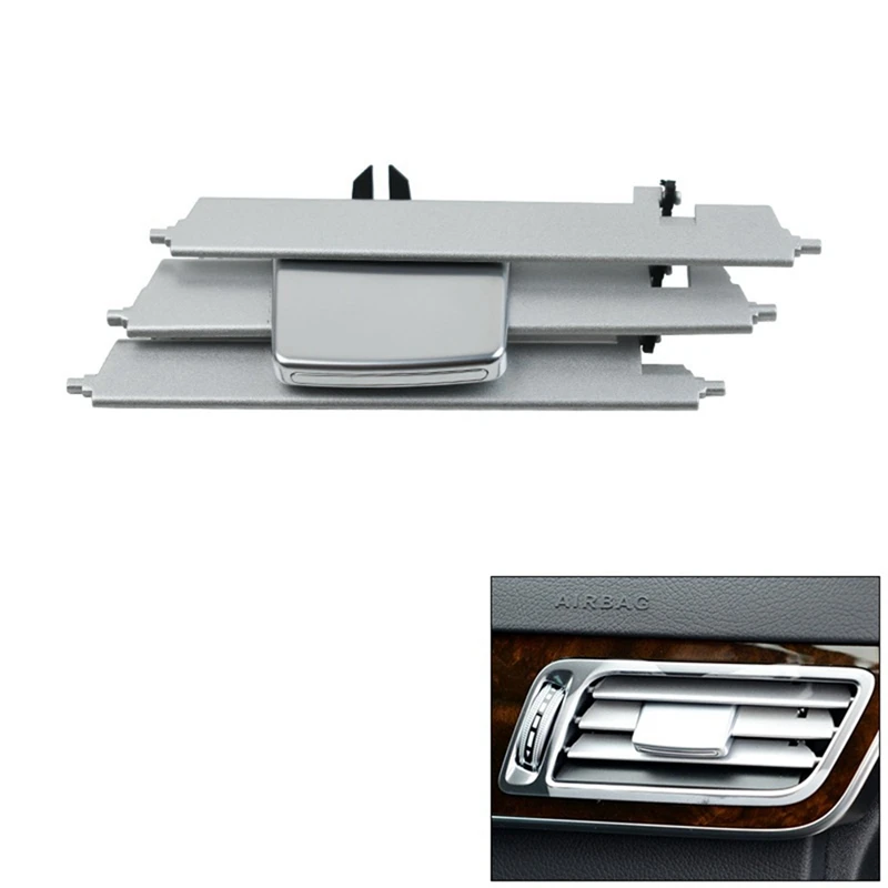 Front Dash Center Left Right AC Vent Grille Repair Kit For Mercedes Benz Sedan W212 E260 E350 2014-2015