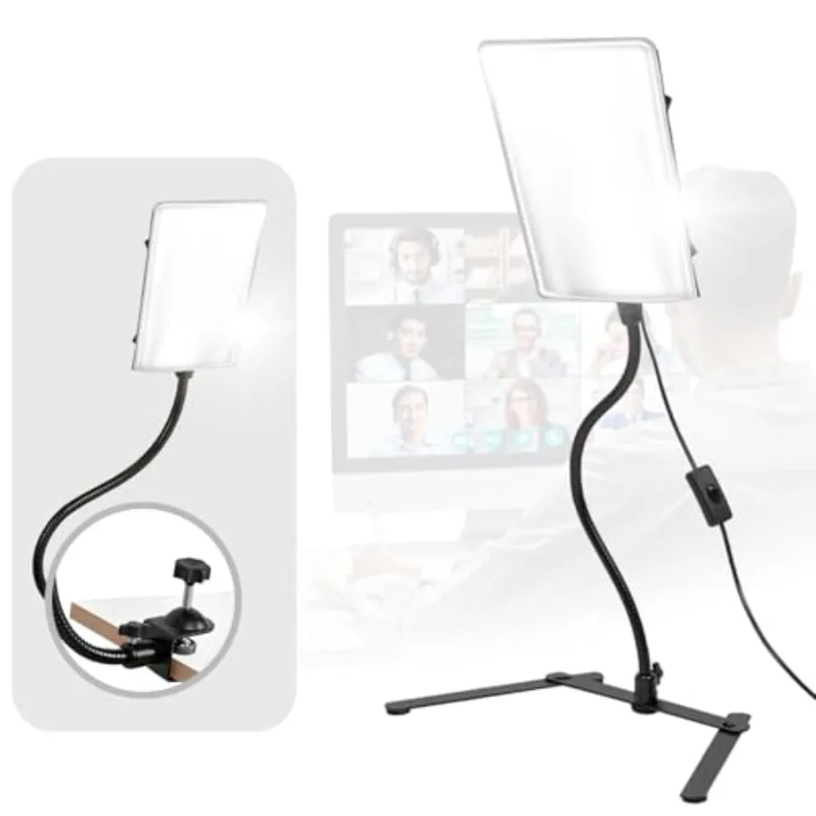 LimoLighting 1 paquet LED Super lumineux Photo vidéo lumière col de cygne adaptateur d'extension ible cou montage 3 voies montage: dessus de Table Sta