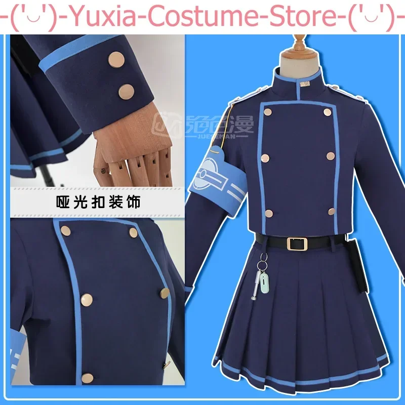 Blue Archive Hyland Railway College Tachibana Hikari Tachibana Nozomi Women Cosplay Costume Cos Game Anime Party Uniform